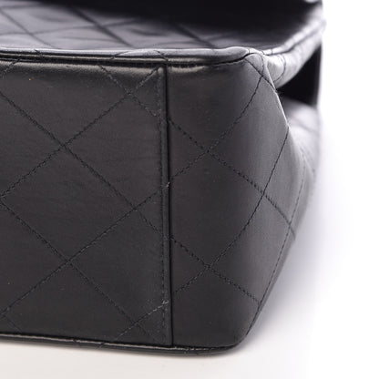 Chanel Lambskin Quilted XL Jumbo Single Flap Black 11 of 12