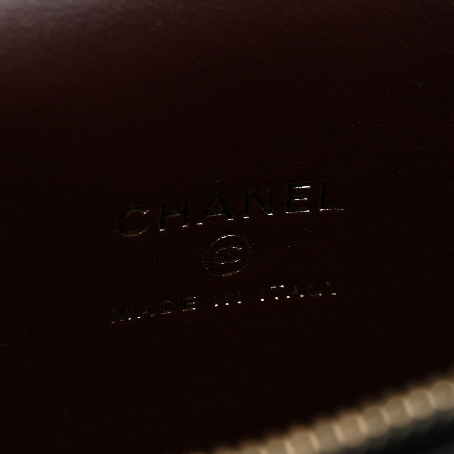Chanel Caviar Quilted Small Vertical Coco Beauty Vanity Case With Chain Black 6 of 10