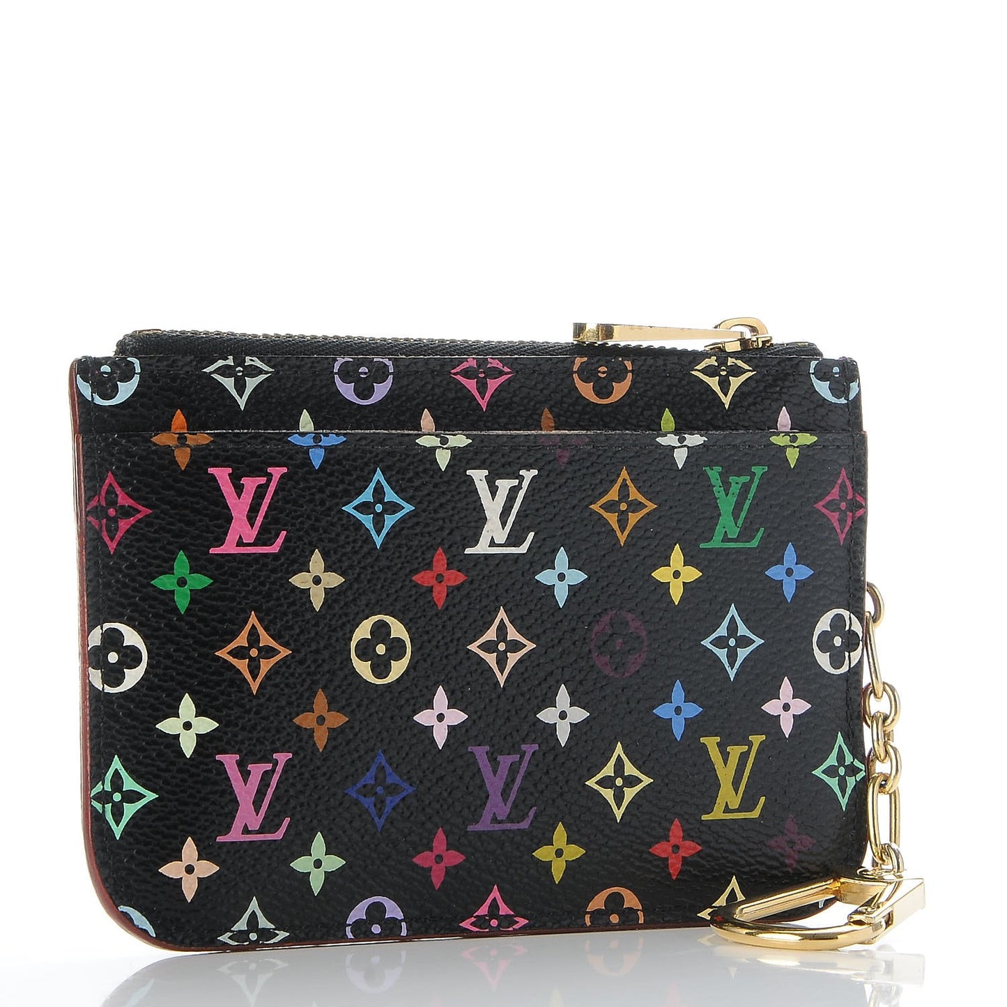Monogram Multicolor Key Pouch Black Grenade