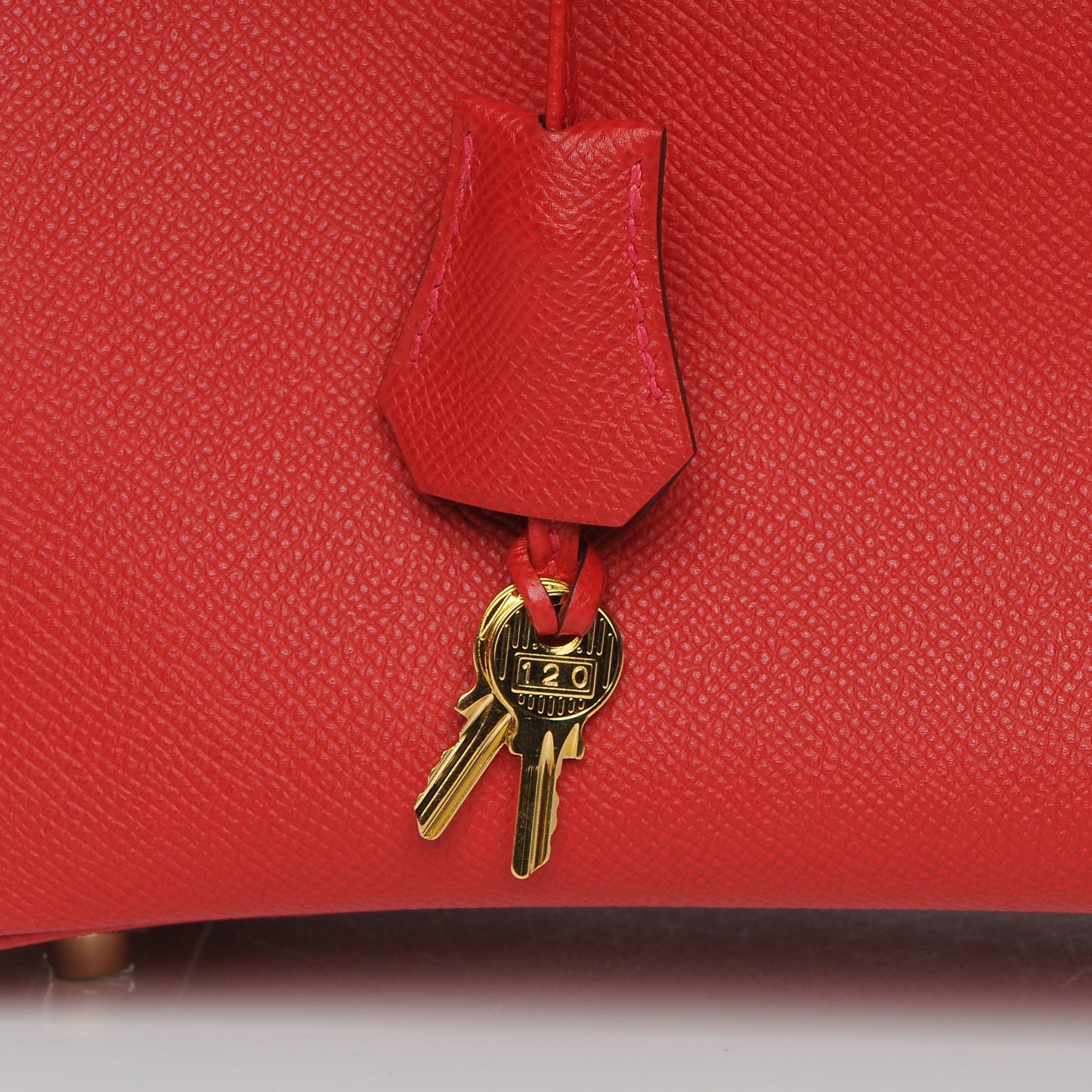 Epsom Birkin 30 Rouge Casaque