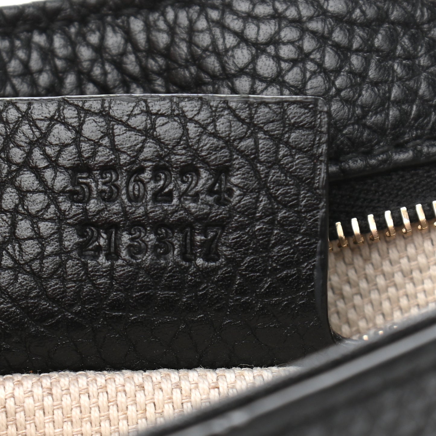 Pebbled Calfskin Medium Soho Flap Crossbody Black