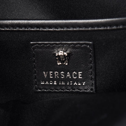 Versace Calfskin Mini Palazzo Medusa Chain Backpack Black 6 of 10