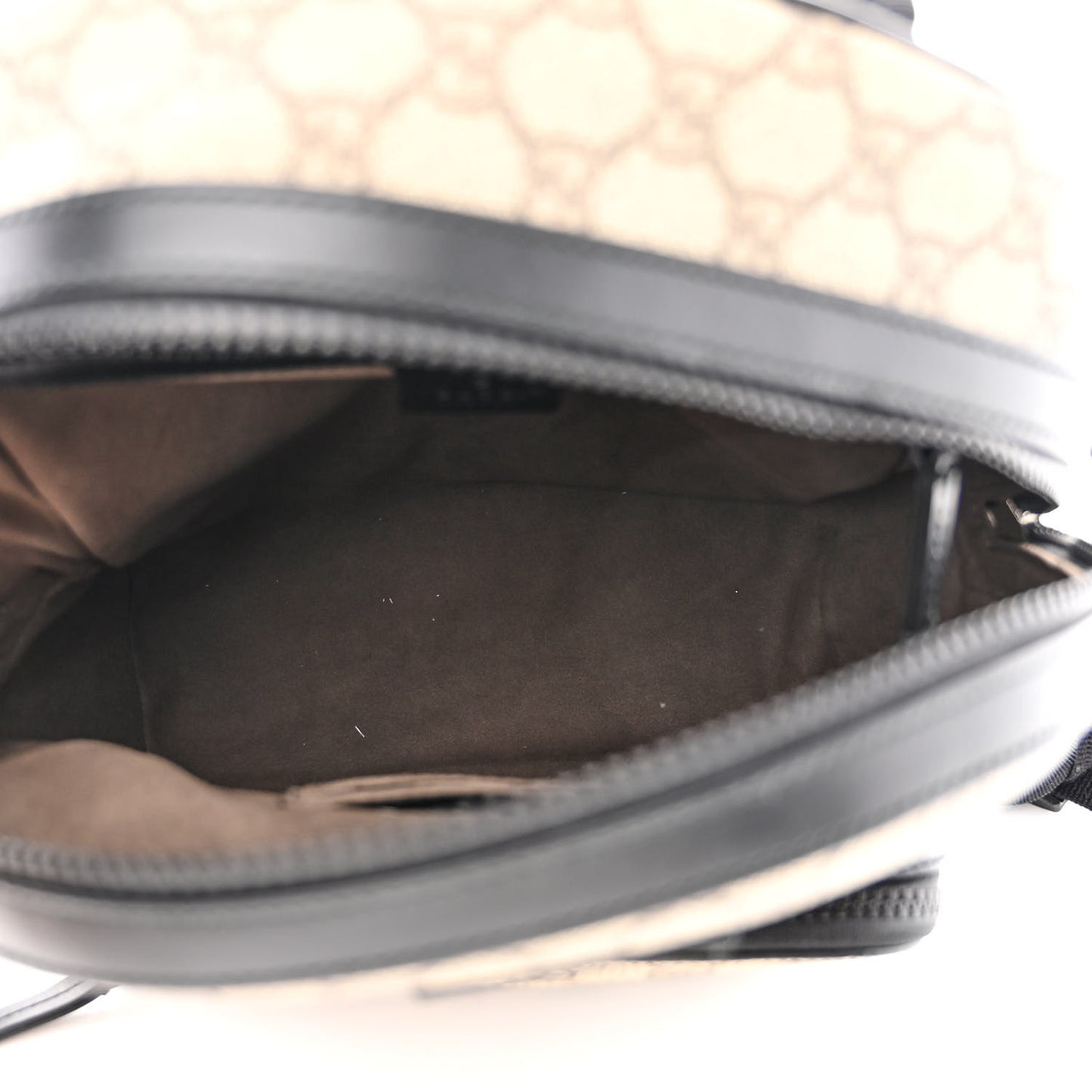 GG Supreme Monogram Small Eden Day Backpack Black