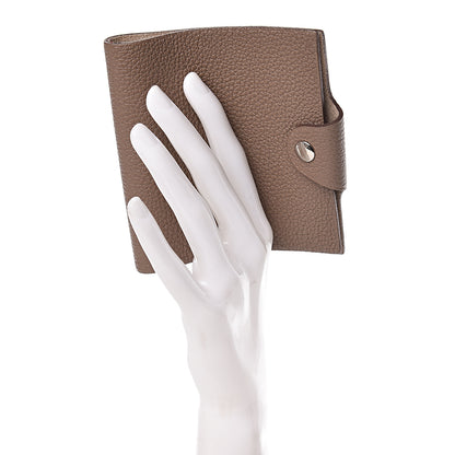 Hermes Togo Ulysse Mini Notebook Etoupe 2 of 7