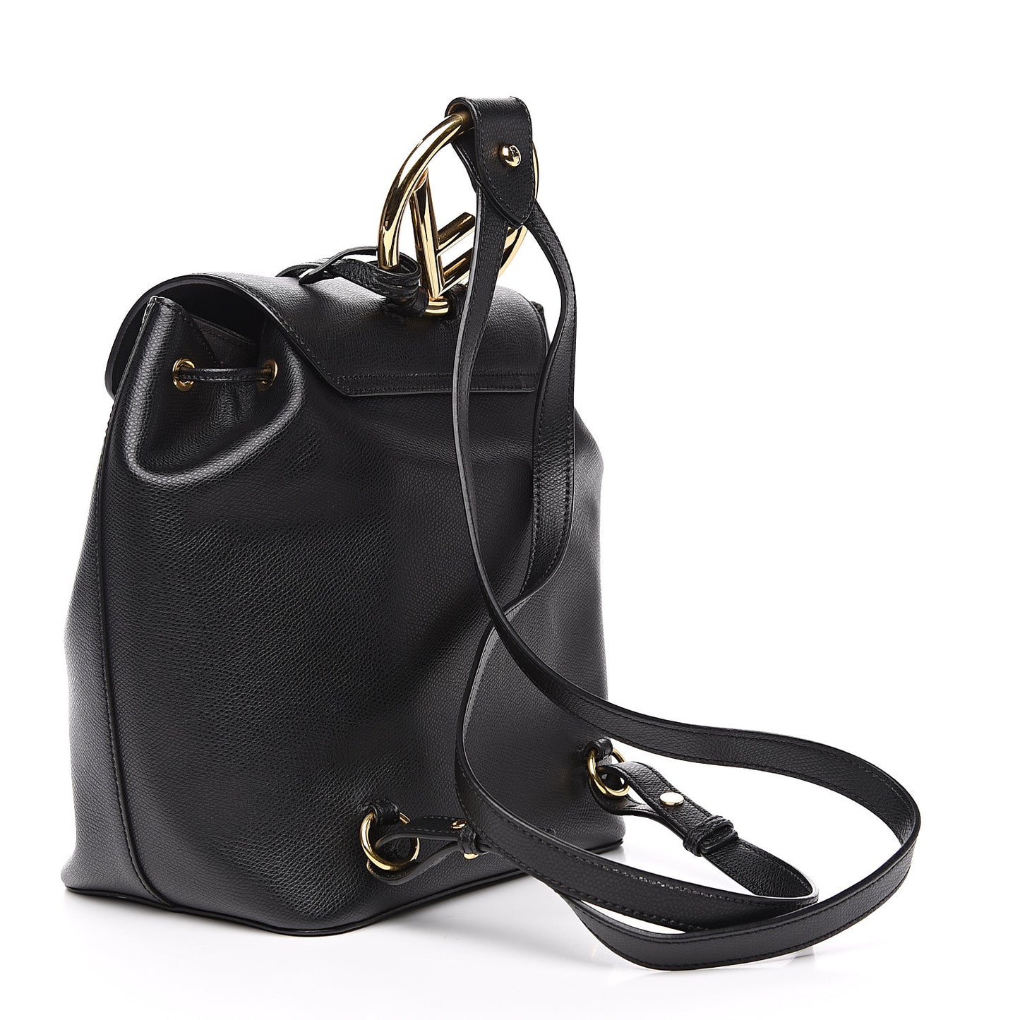 Vitello Cruise F is Fendi Drawstring Backpack Black