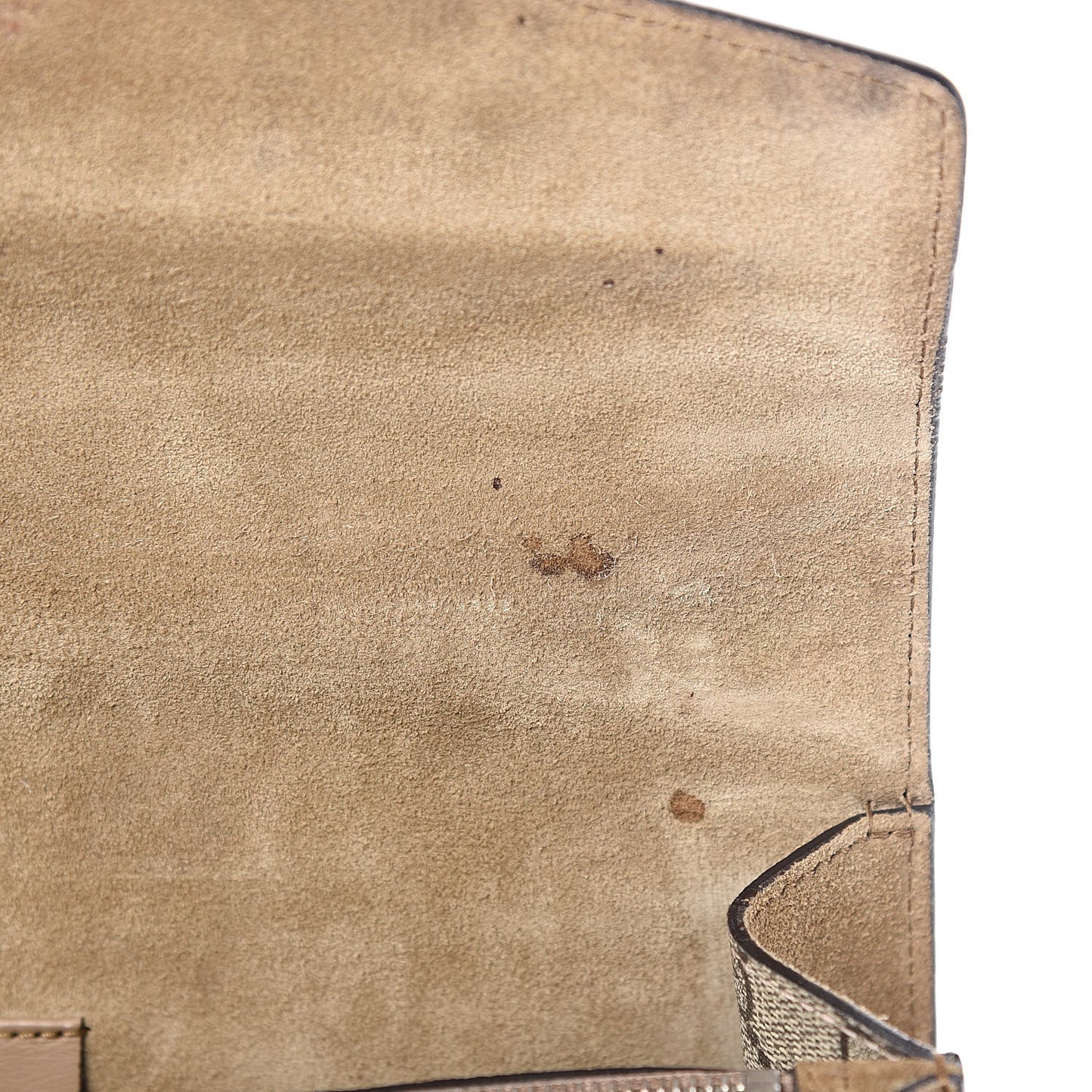 GG Supreme Monogram Small Dionysus Shoulder Bag Taupe