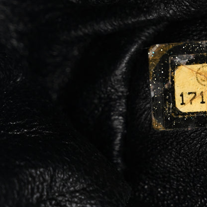 Chanel Rabbit Fur Medium Single Flap Black 7 of 10