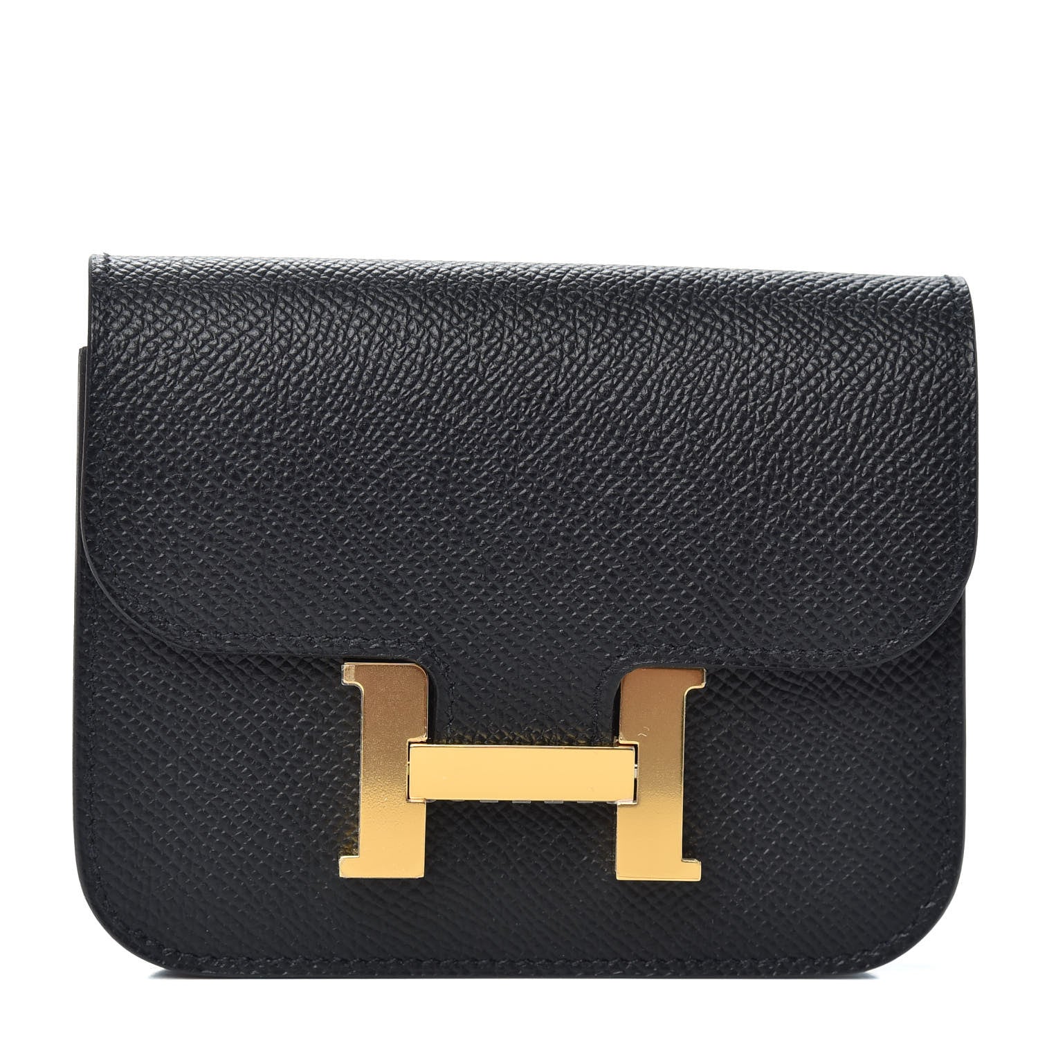 Hermes Epsom Constance Slim Wallet Black 1 of 8