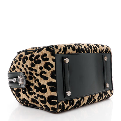 Louis Vuitton Jacquard Velvet Leopard Print Stephen Sprouse Speedy 4 of 15