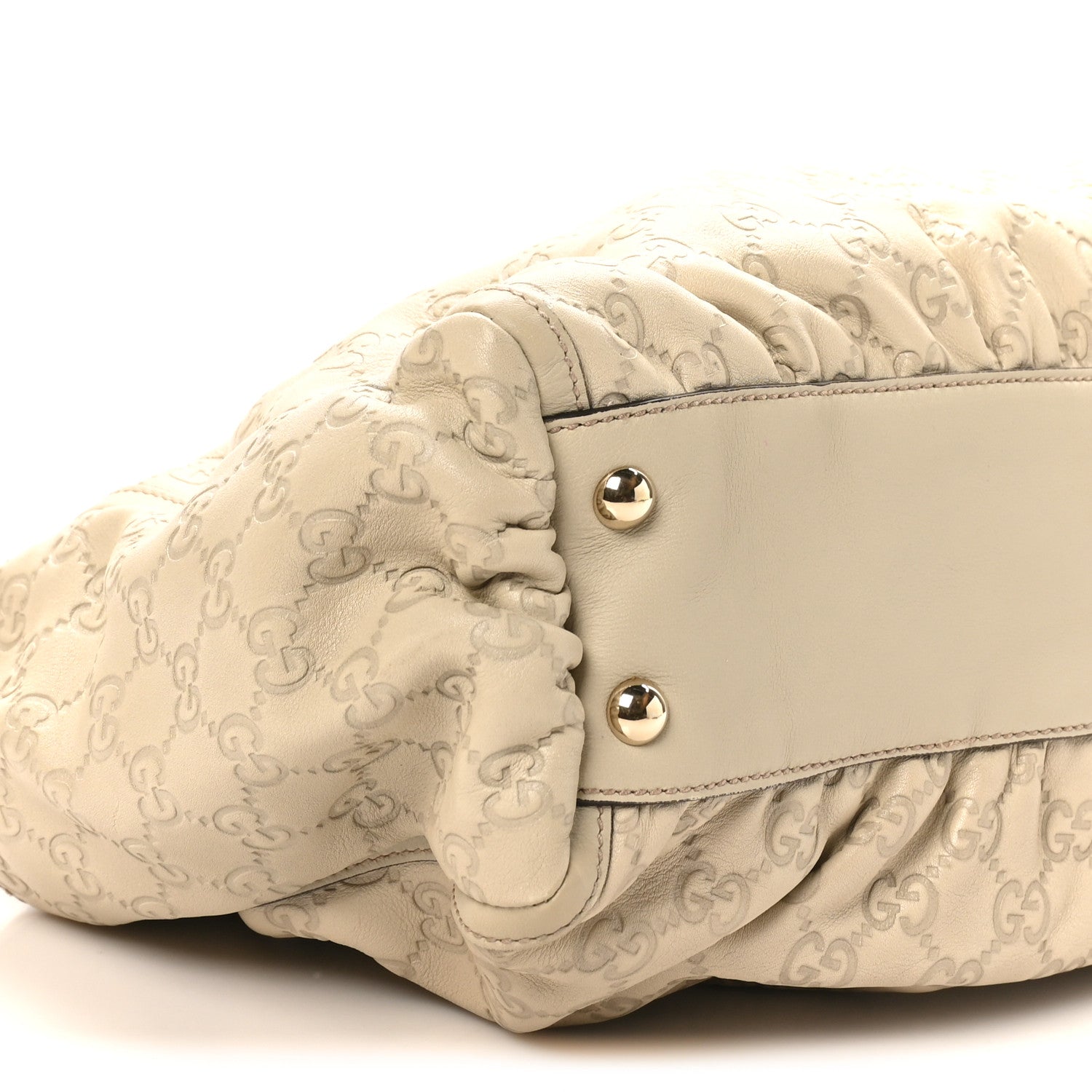 Gucci Guccissima D Gold Tote White 9 of 10