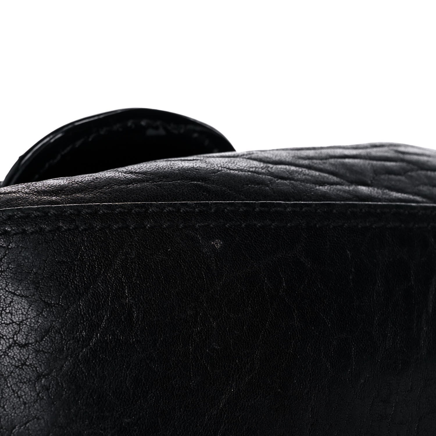 Fendi Nappa Patent B Bag Black 7 of 14