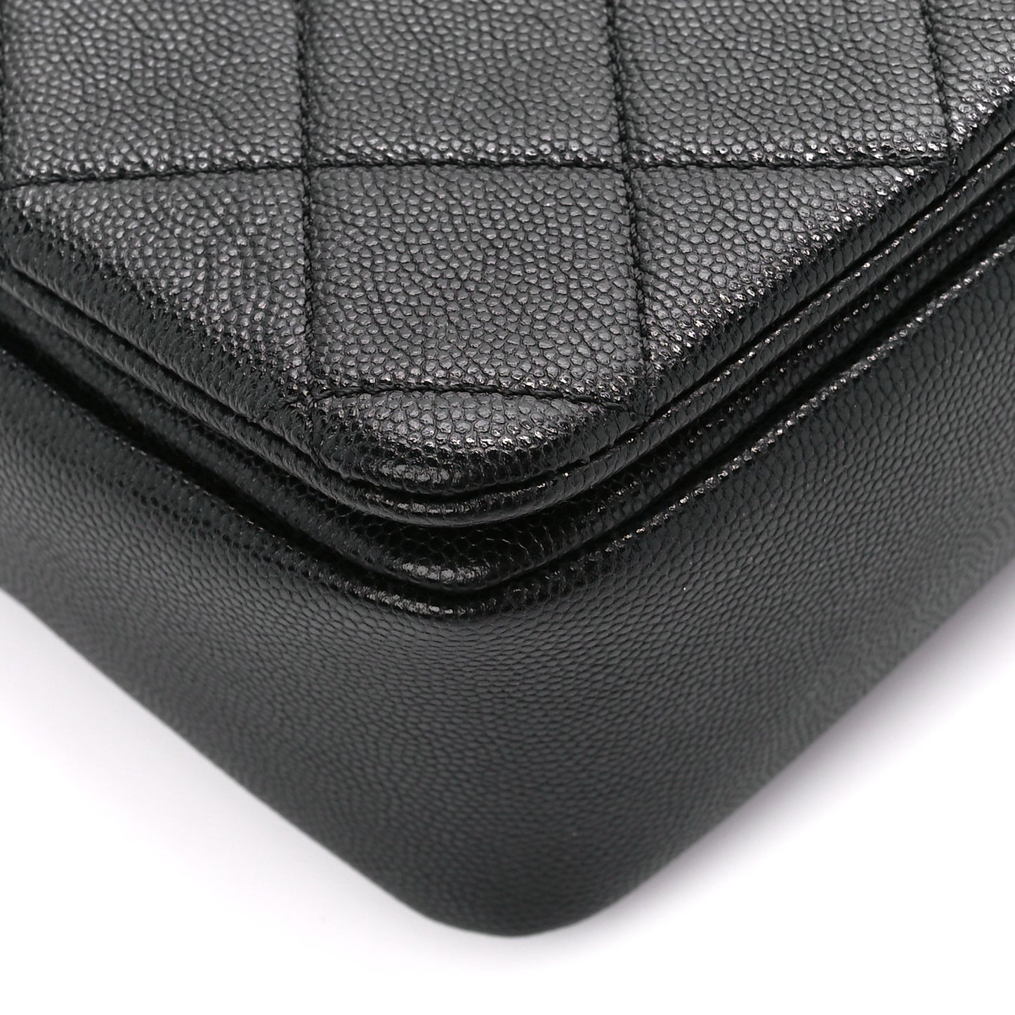 Caviar Quilted Small Fashion Therapy Flap Bag Black