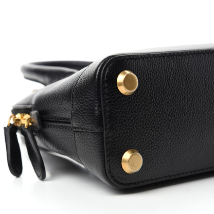 Balenciaga Grained Calfskin XXS Ville Top Handle Bag Black 6 of 9