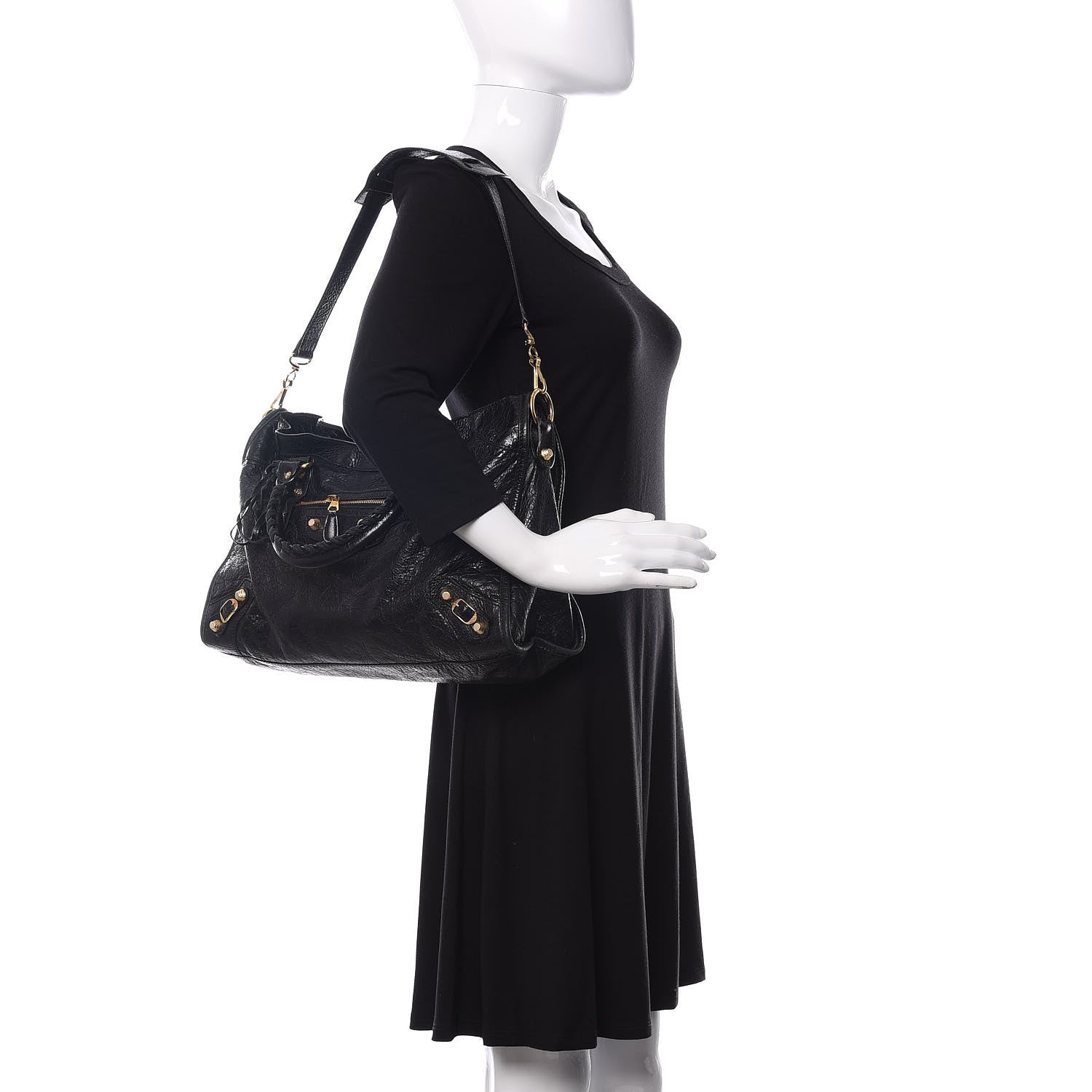 Balenciaga Agneau Giant 12 Gold Hardware City Black 2 of 10