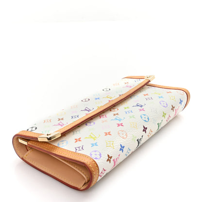 Louis Vuitton Monogram Multicolor Porte Tresor International Wallet White 4 of 6