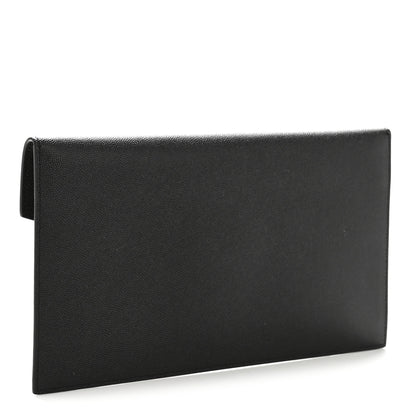 Saint Laurent Grain De Poudre Uptown Pouch Black 3 of 9