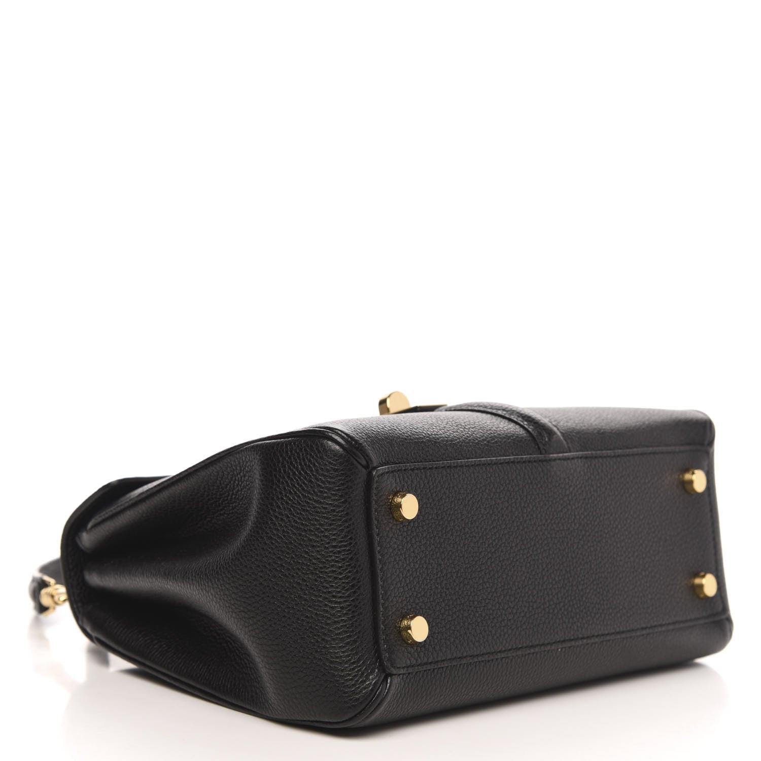 Celine Grained Calfskin Small 16 Top Handle Bag Black 3 of 9