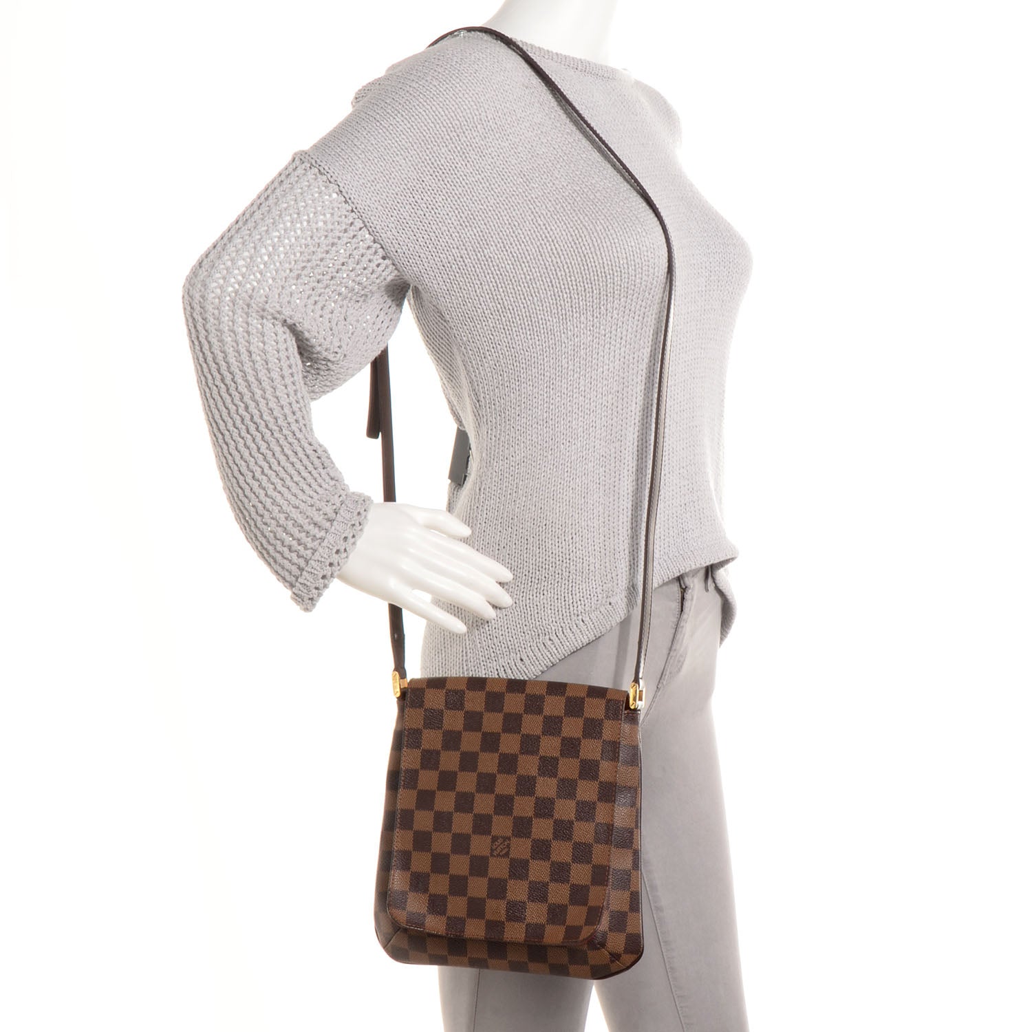Louis Vuitton Damier Ebene Musette Salsa 2 of 7