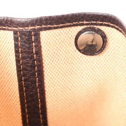 Hermes Buffle Skipper Toile Garden Party 30 TPM Marron Fonce 6 of 11