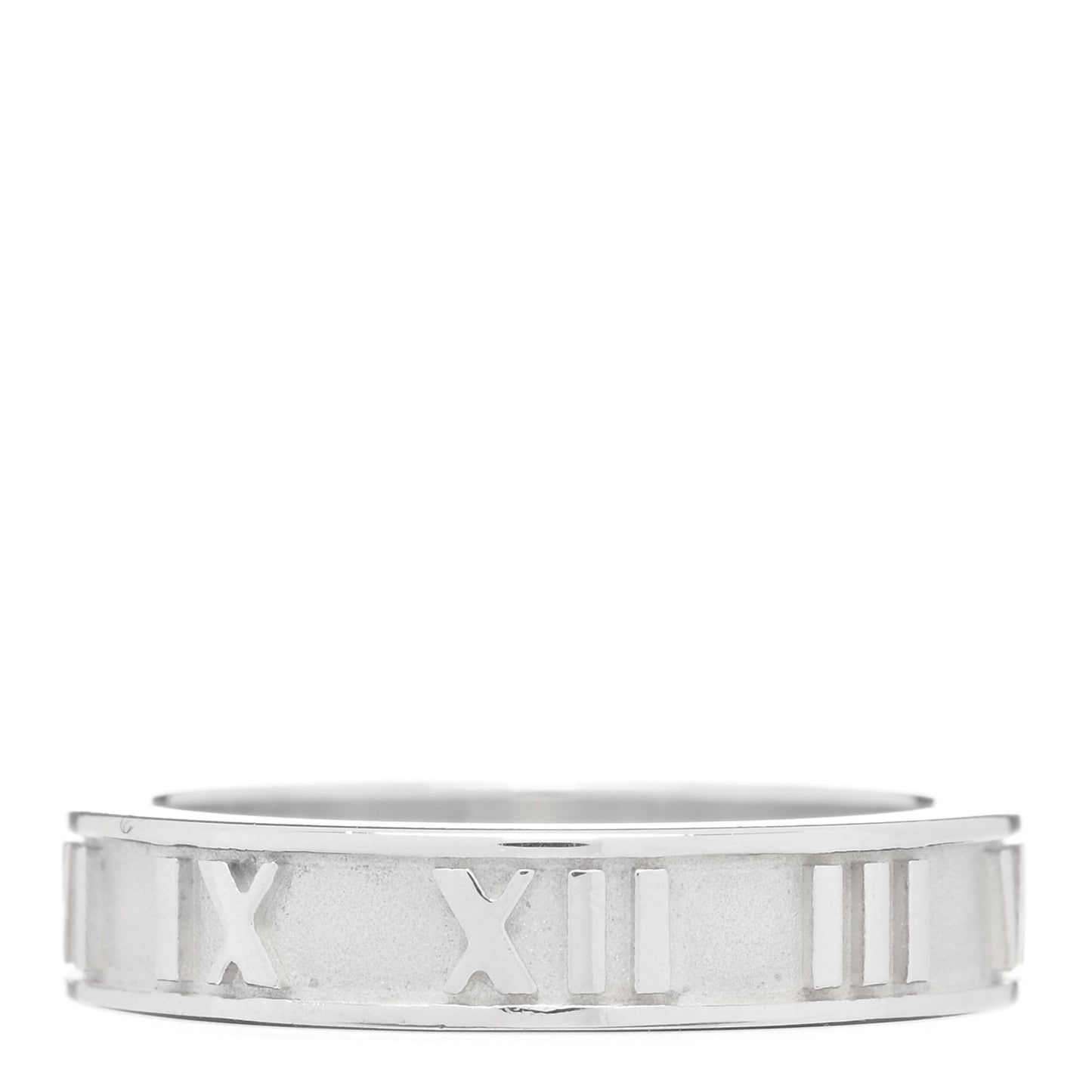 Sterling Silver Narrow Atlas Ring 49 4.75