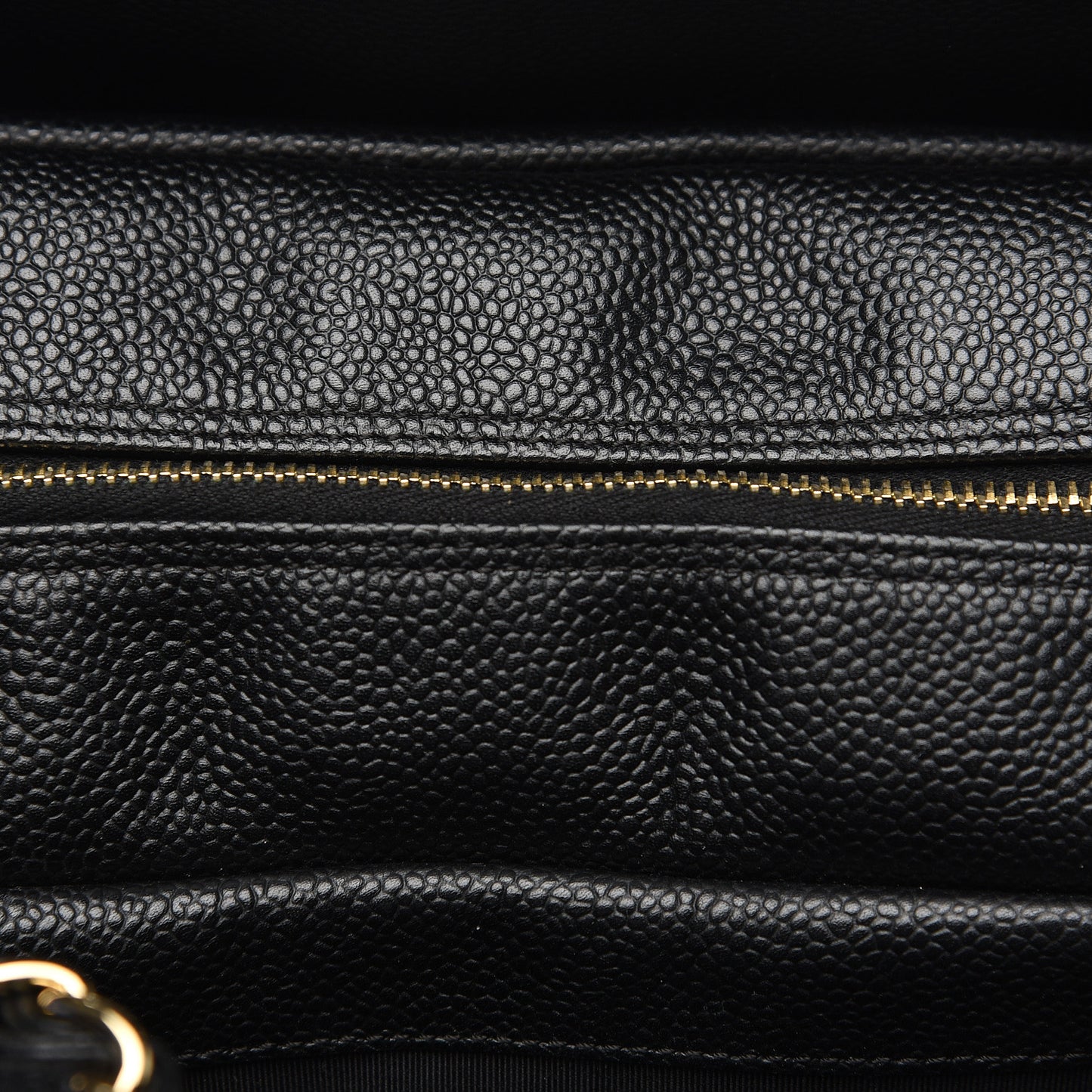 Caviar Quilted Petit Timeless Tote PTT Black