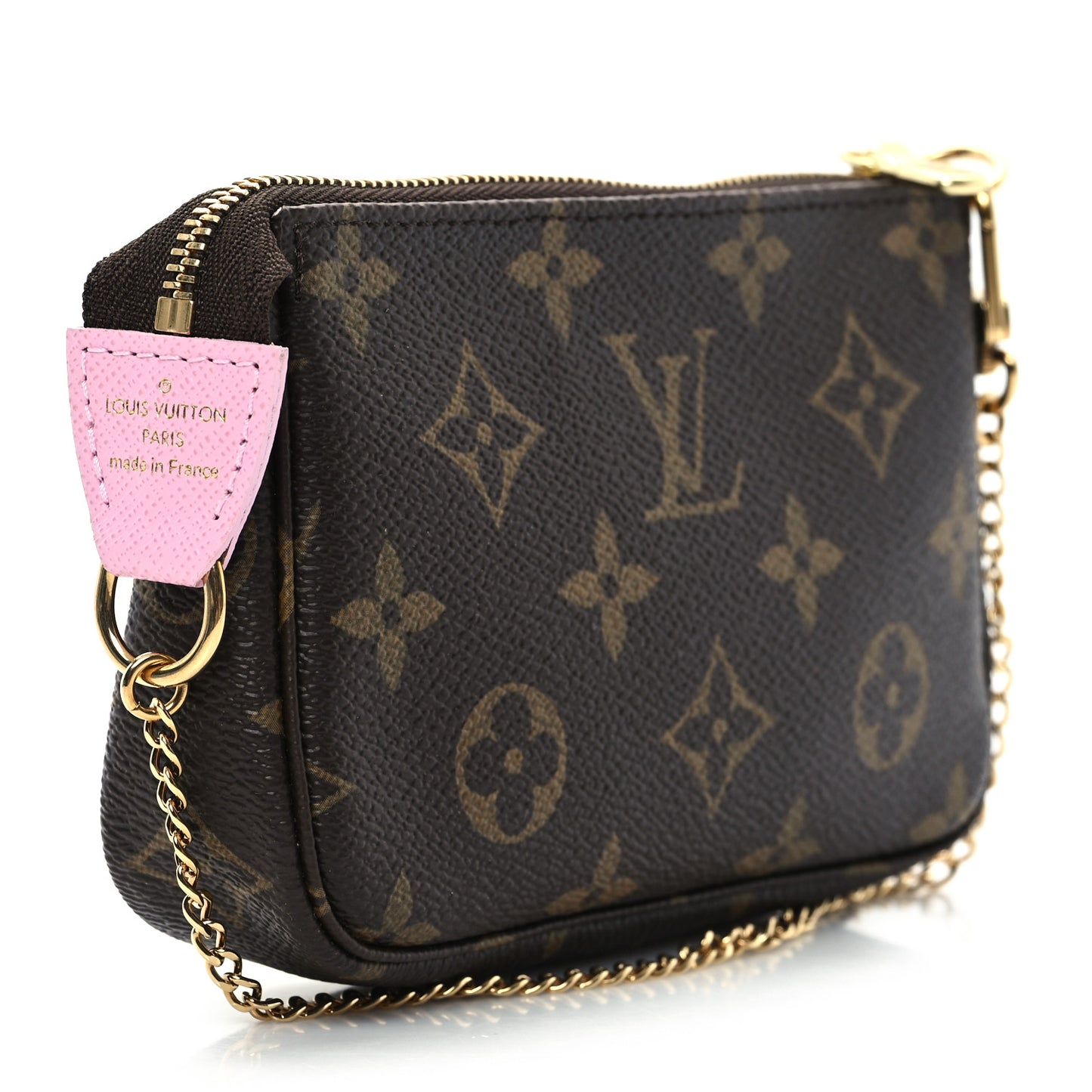 Monogram 2021 Christmas Animation Japanese Garden Mini Pochette Accessories Wisteria Pink