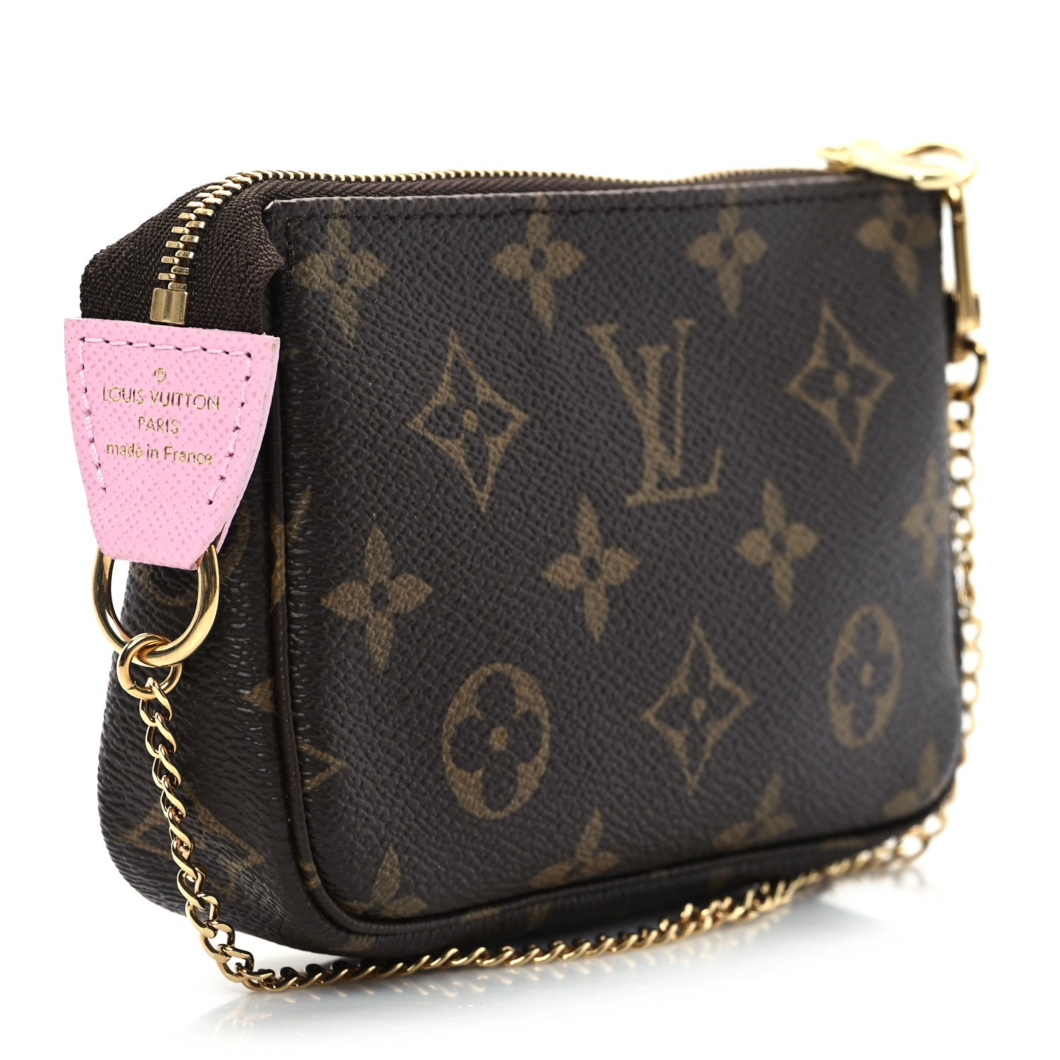 Louis Vuitton Monogram 2021 Christmas Animation Japanese Garden Mini Pochette Accessories Wisteria Pink 3 of 10