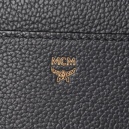 MCM Pebbled Calfskin Medium Milla Backpack Black 6 of 15