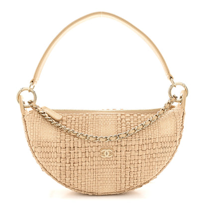 Chanel Raffia Other Shape With Chain Beige 1 of 10