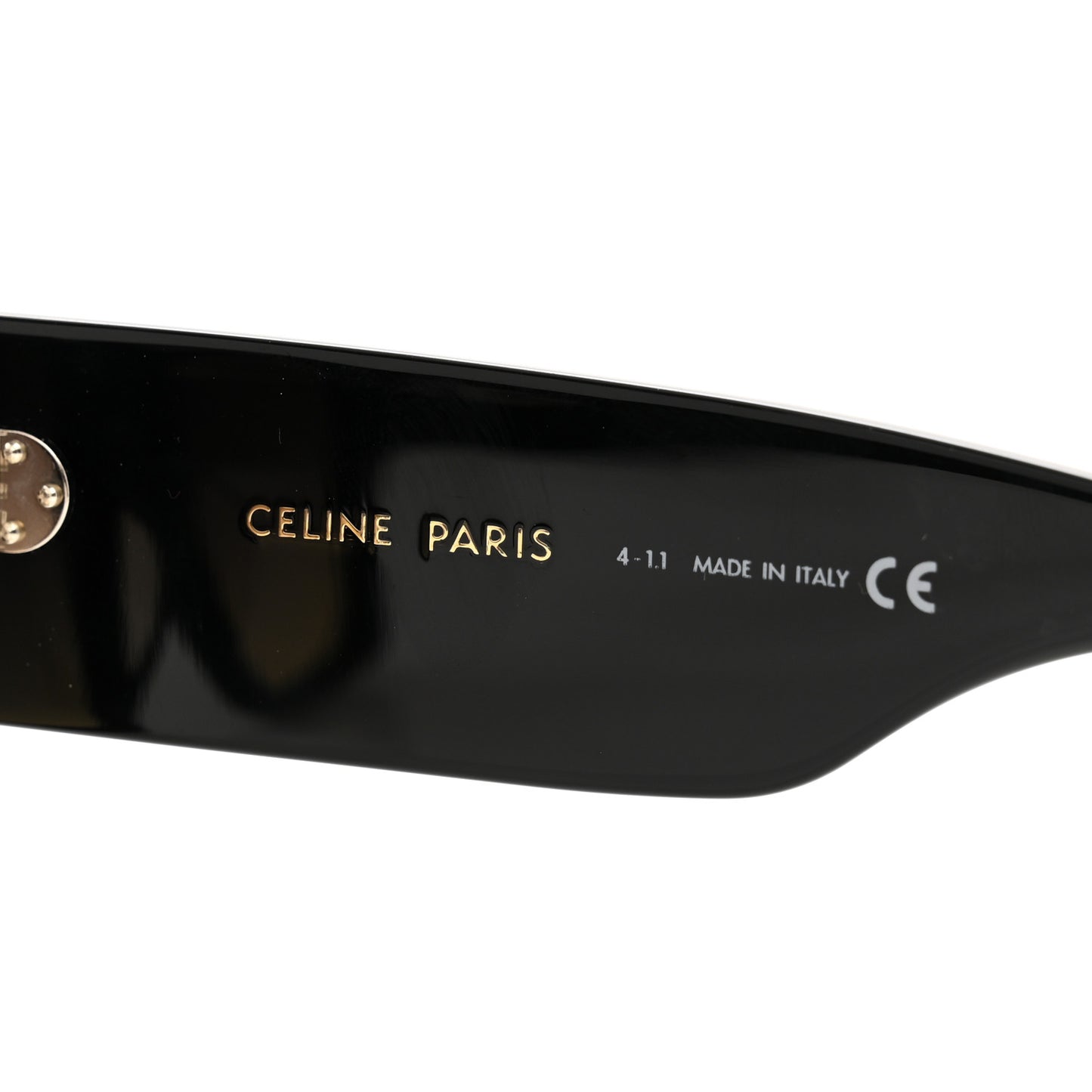 Acetate Rectangular Sunglasses CL4056IN Black