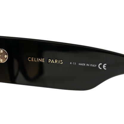 Celine Acetate Rectangular Sunglasses CL4056IN Black 5 of 7