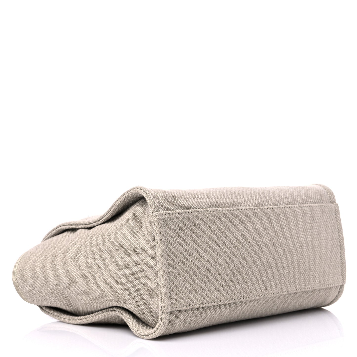 Mixed Fibers Small Deauville Tote Beige Black