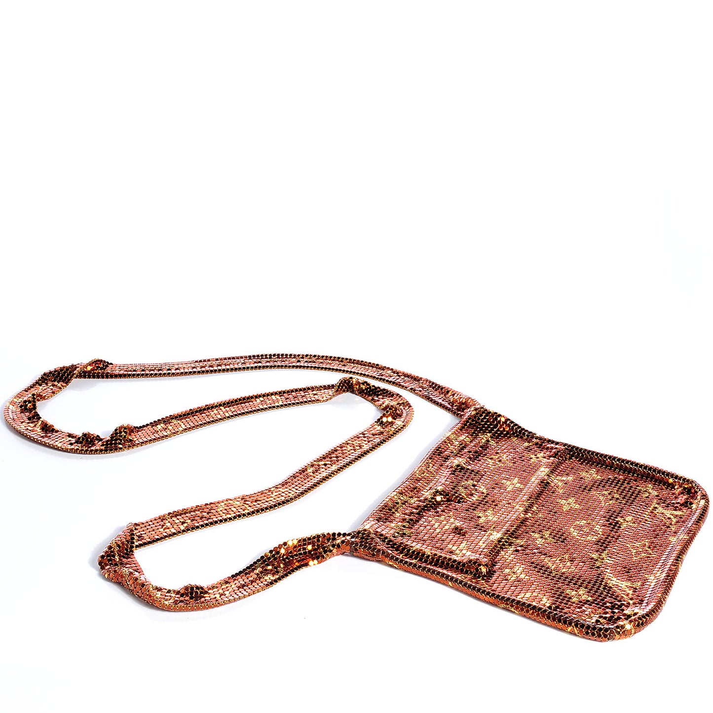 Monogram Mesh Metal Frances Gold