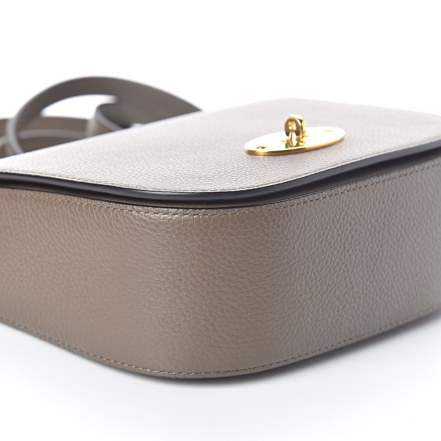 Natural Grained Calfskin Small Darley Satchel Clay
