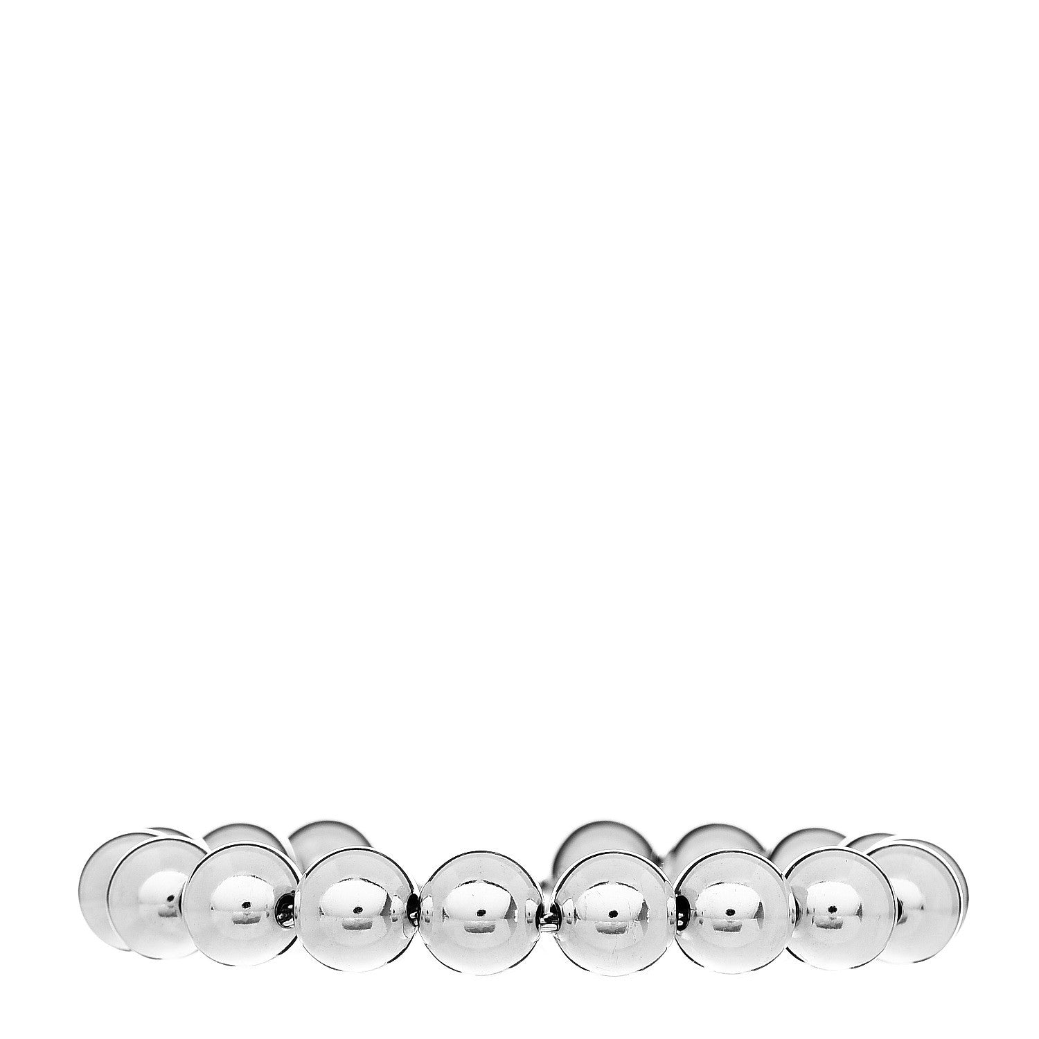 Tiffany Sterling Silver 10mm HardWear Ball Bracelet 1 of 4
