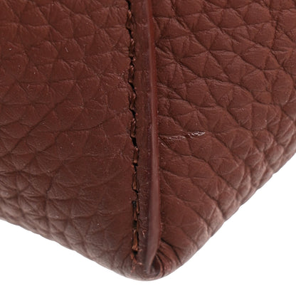 The Row Grained Calfskin Large N/S Park Tote Burnt Wood 11 of 12