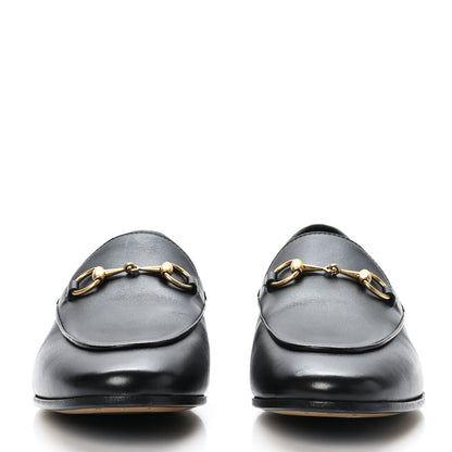 Gucci Lambskin Womens Brixton Horsebit Loafers 36.5 Black 2 of 8