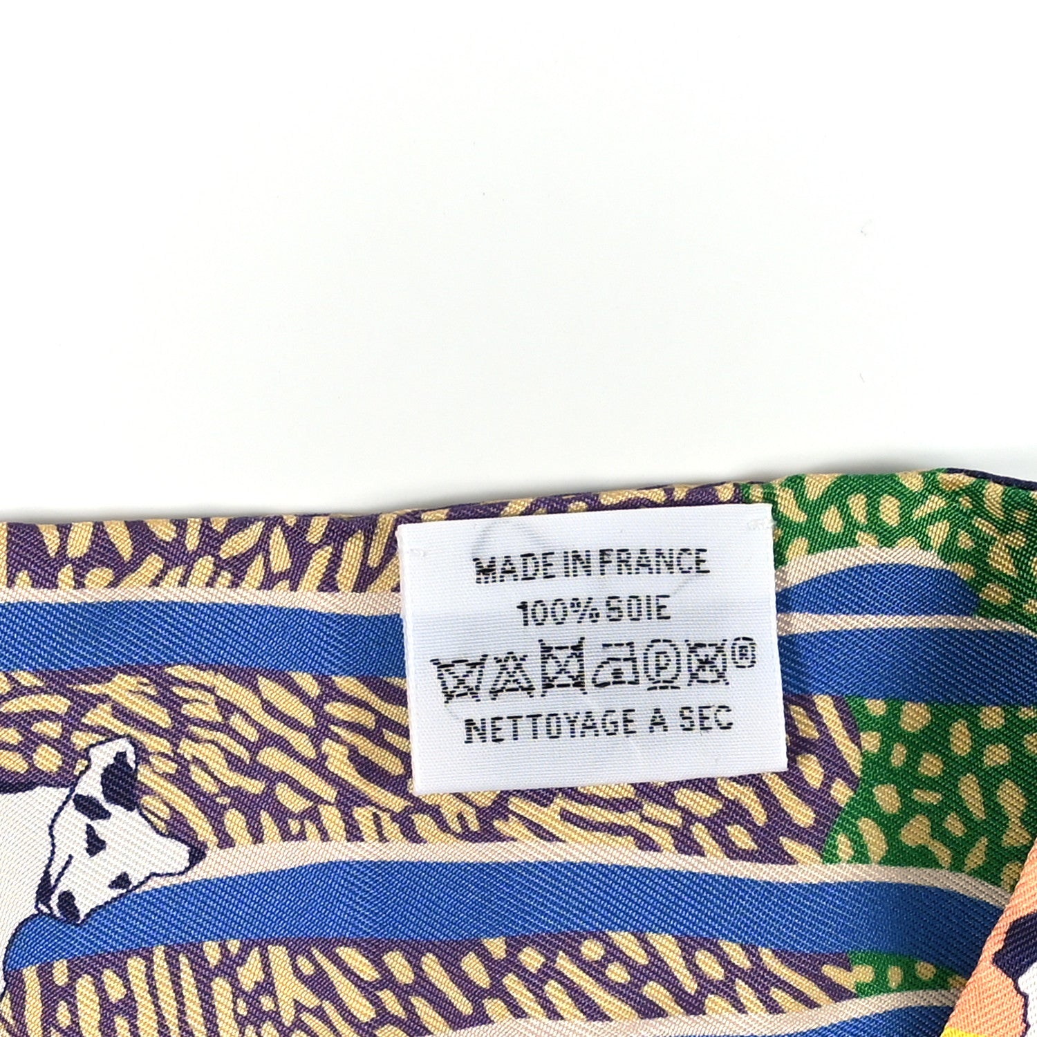 Hermes Silk En Liberte Twilly Jaune Vif Bleu Rouge 3 of 3