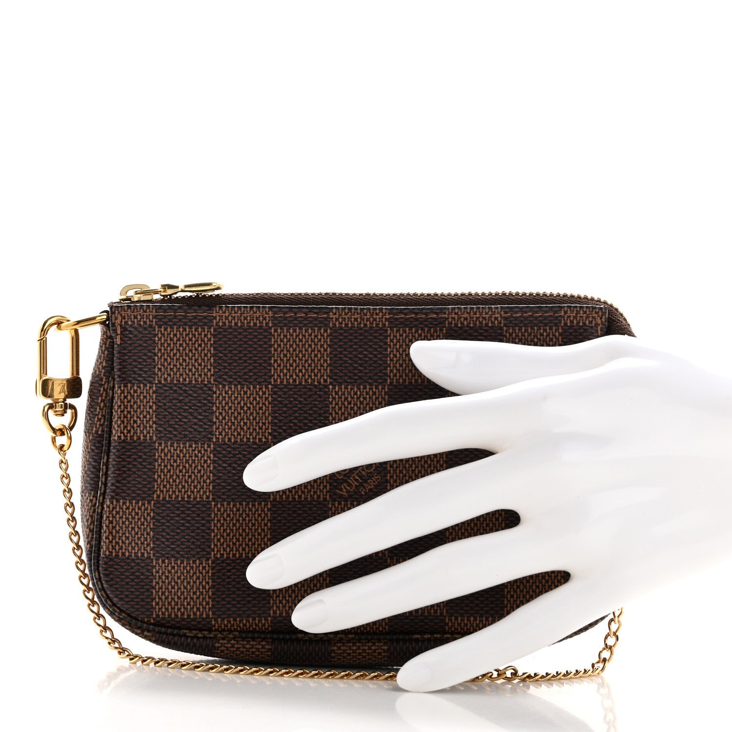 Louis Vuitton Damier Ebene Mini Pochette Accessories 2 of 10