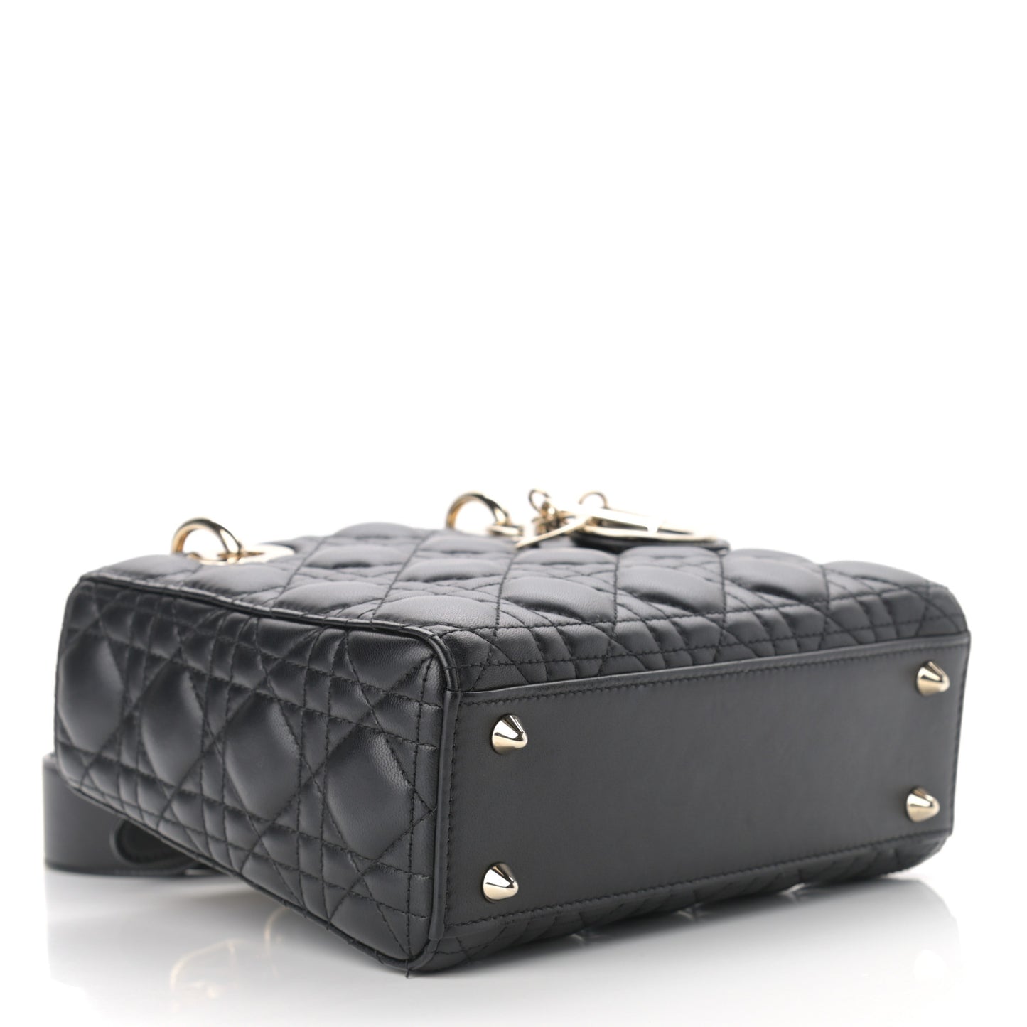 Lambskin Cannage Small My ABCDior Lady Dior Black