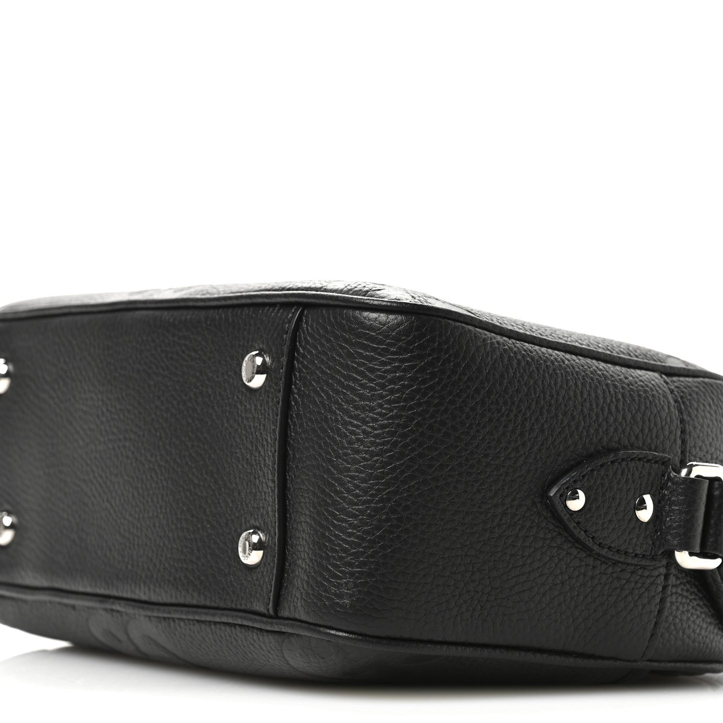Piuma Calfskin Jumbo GG Embossed Medium Messenger Bag Black