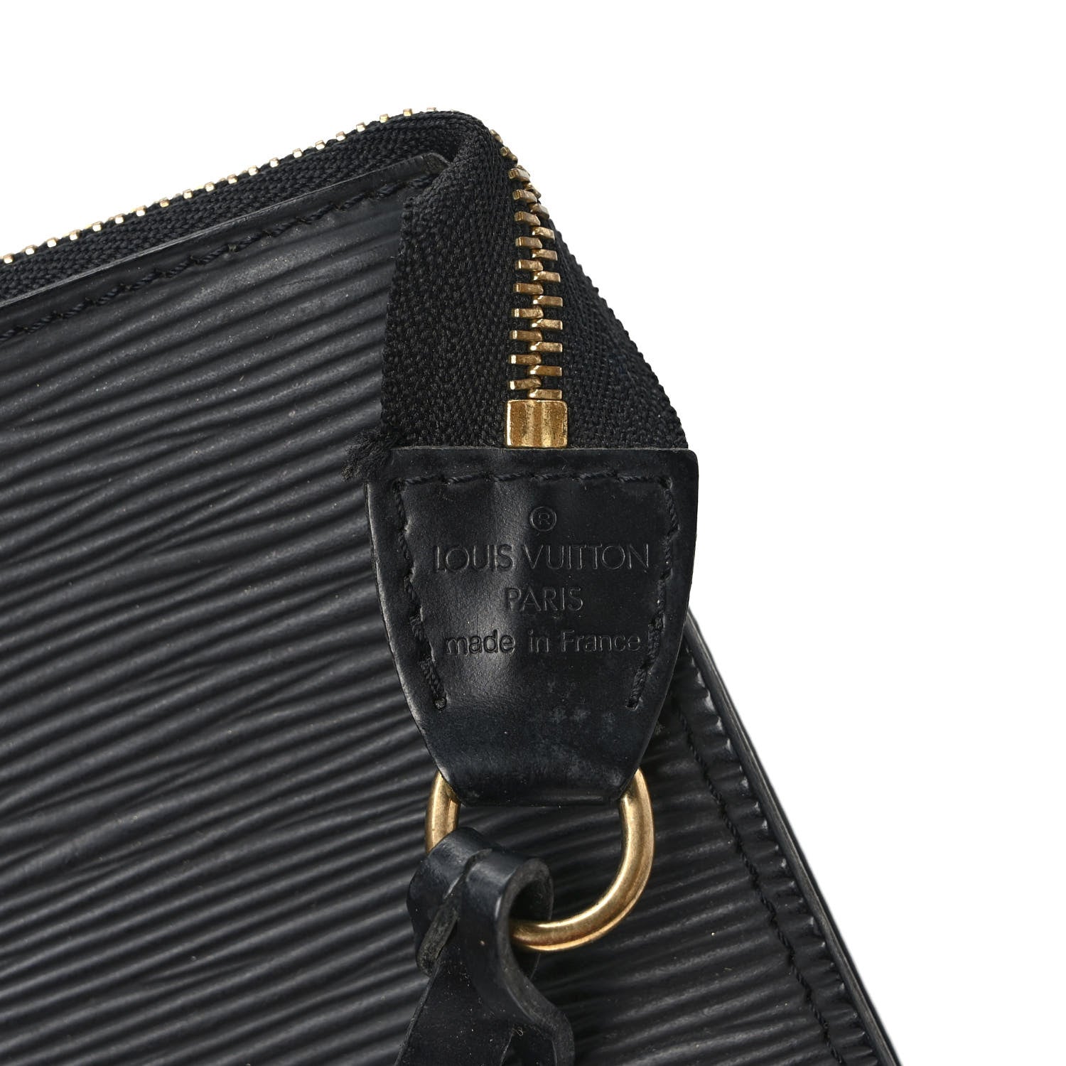 Louis Vuitton Epi Pochette Accessories 21 Black 6 of 6