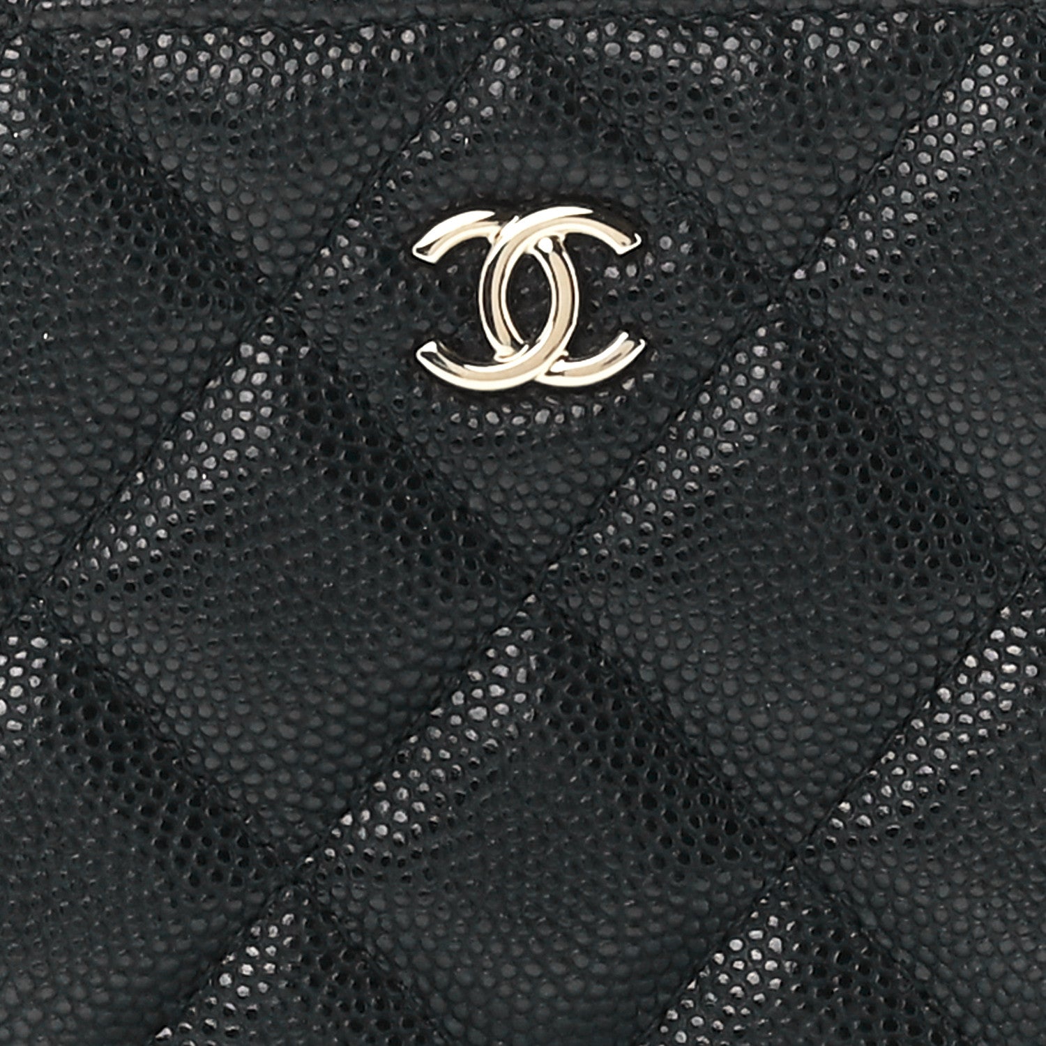 Chanel Caviar Quilted Small Cosmetic Case Black 8 of 11