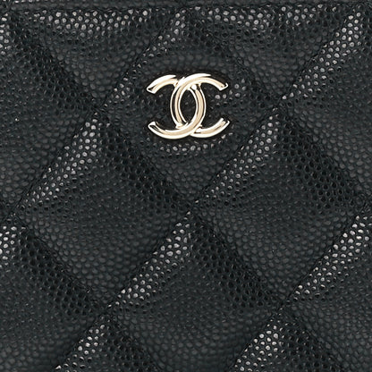 Chanel Caviar Quilted Small Cosmetic Case Black 8 of 11
