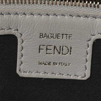 Fendi Nappa FF 1974 Embossed Baguette White 7 of 12