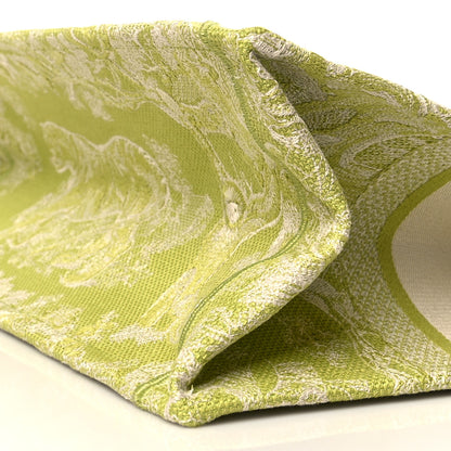 Christian Dior Canvas Embroidered Medium Dioriviera Toile De Jouy Book Tote D-Lite Green 9 of 9