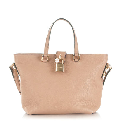 Dolce & Gabbana Pebbled Calfskin Small Tote Nude 1 of 7