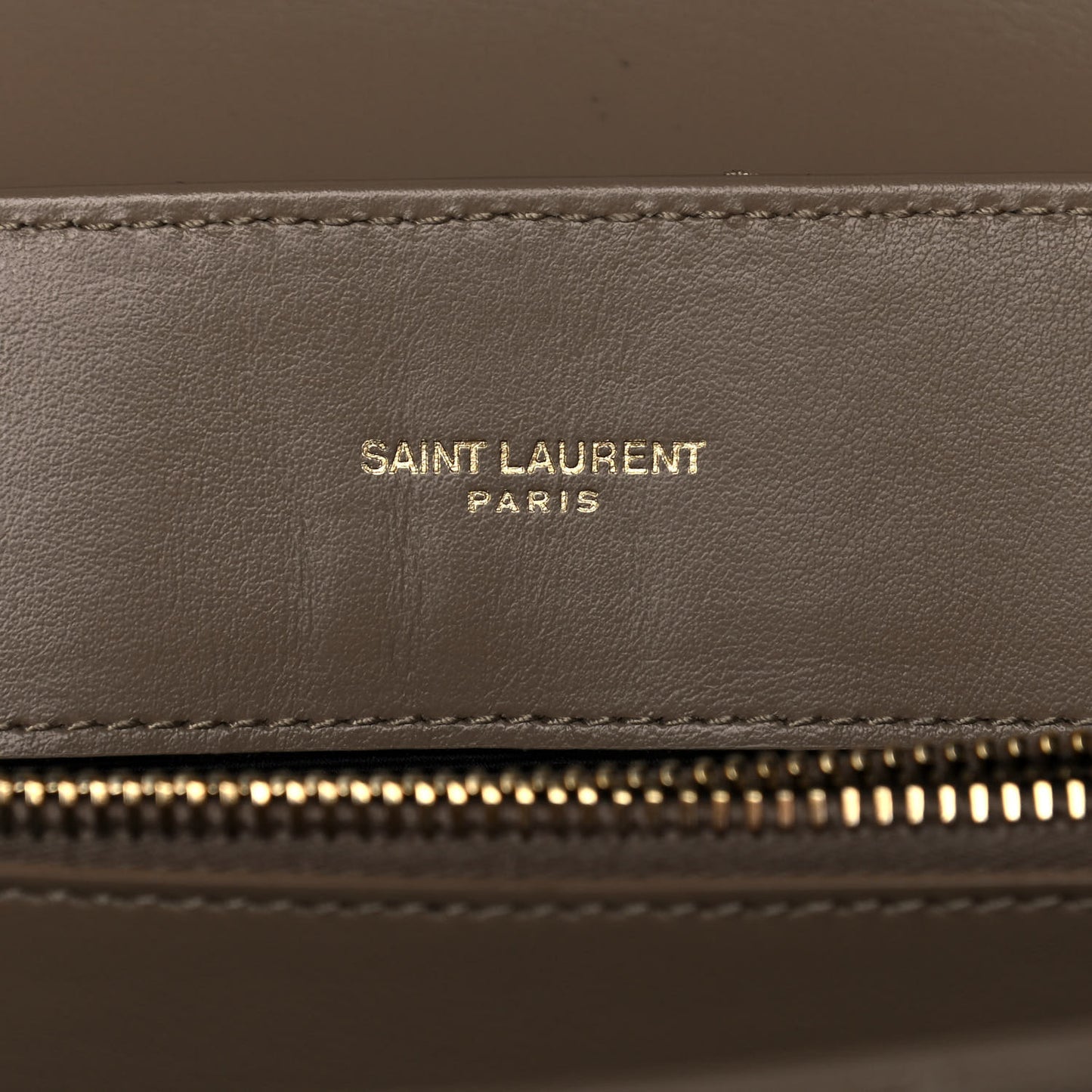 Calfskin Y Quilted Monogram Medium Loulou Chain Satchel Taupe