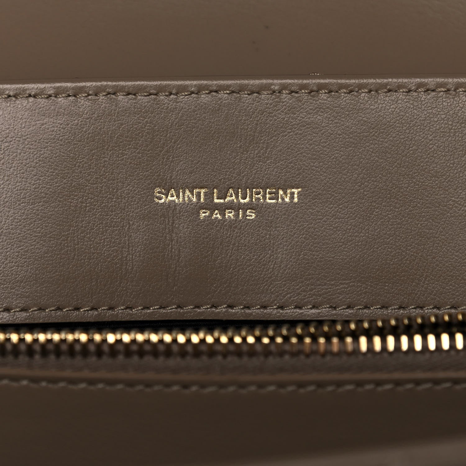 Saint Laurent Calfskin Y Quilted Monogram Medium Loulou Chain Satchel Taupe 6 of 10