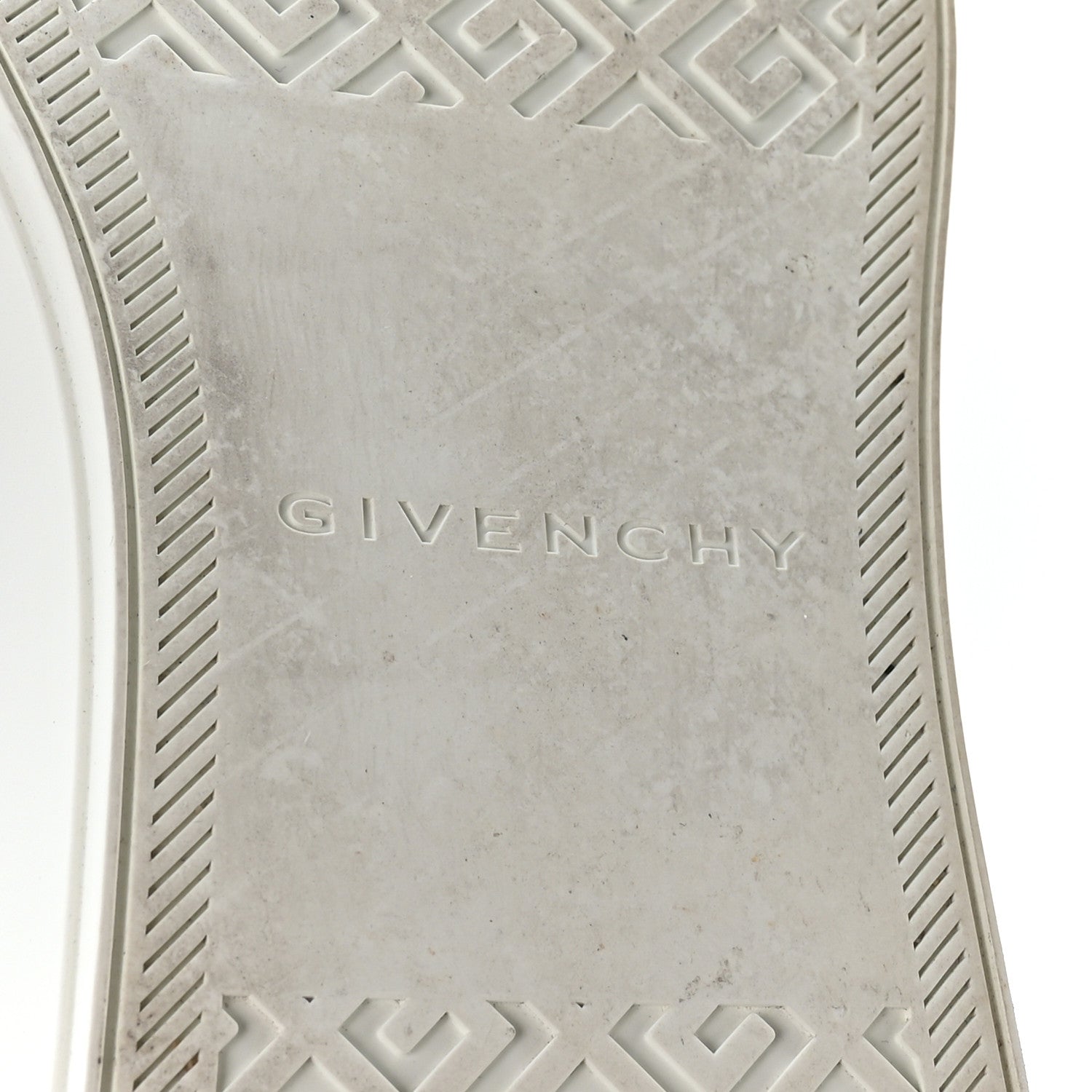Givenchy Calfskin Band Logo Womens Urban Street Sneakers 37.5 White Black 8 of 9
